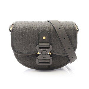 Dior GALLOP Shoulder Bag Brown Leather